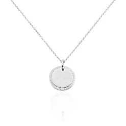 Histoire d'Or Collier Argent Blanc Amika Oxydes De Zirconium
