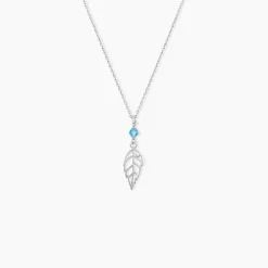 Histoire d'Or Collier Argent Blanc Angelika Pierres Synthetiques