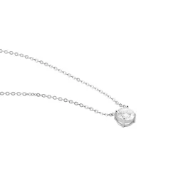 Histoire d'Or Collier Argent Blanc Aroha Oxyde De Zirconium