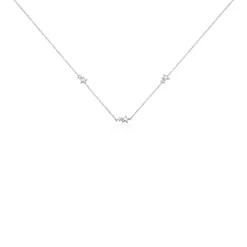 Collier Argent Blanc Astria-Histoire d'Or Outlet