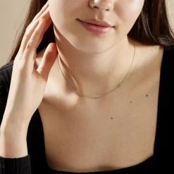 Collier Argent Blanc Astria-Histoire d'Or Outlet