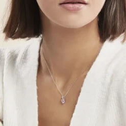 Collier Argent Blanc Atieno Oxyde De Zirconium-Histoire d'Or Hot