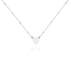 Collier Argent Blanc Augustine-Histoire d'Or