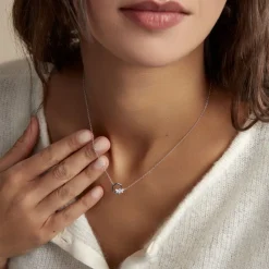 Collier Argent Blanc Bee Good Oxyde De Zirconium-Histoire d'Or New