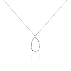 Histoire d'Or Collier Argent Blanc Camulos