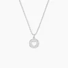 Histoire d'Or Collier Argent Blanc Cantien Oxyde