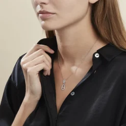 Histoire d'Or Collier Argent Blanc Caprina Oxydes De Zirconium