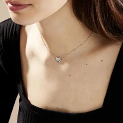 Collier Argent Blanc Careen-Histoire d'Or Best