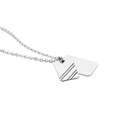 Collier Argent Blanc Djimy-Histoire d'Or New