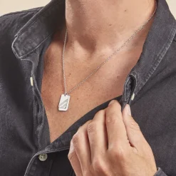 Collier Argent Blanc Djimy-Histoire d'Or New