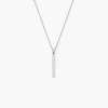 Histoire d'Or Collier Argent Blanc Fedor