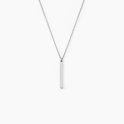 Histoire d'Or Collier Argent Blanc Fedor
