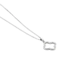 Histoire d'Or Collier Argent Blanc Finnegan Oxydes De Zirconium
