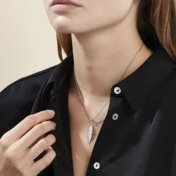 Collier Argent Blanc Gdiulia-Histoire d'Or Discount