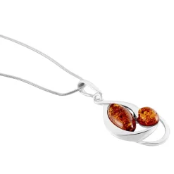 Collier Argent Blanc Hailey Ambre-Histoire d'Or Outlet