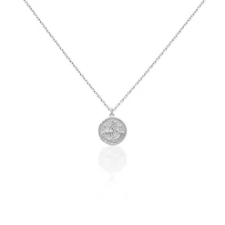 Histoire d'Or Collier Argent Blanc Hosni