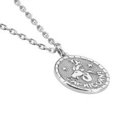 Histoire d'Or Collier Argent Blanc Hosni