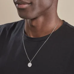 Histoire d'Or Collier Argent Blanc Hosni