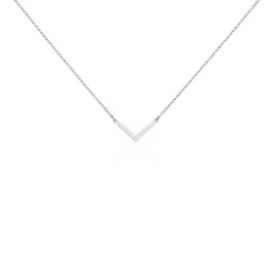 Collier Argent Blanc  Lakia-Histoire d'Or Clearance