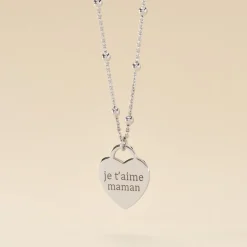 Collier Argent Blanc Laurentin-Histoire d'Or Hot