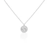 Histoire d'Or Collier Argent Blanc Lew