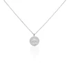 Histoire d'Or Collier Argent Blanc Lew