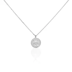 Histoire d'Or Collier Argent Blanc Lew