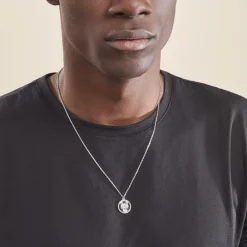 Histoire d'Or Collier Argent Blanc Lew