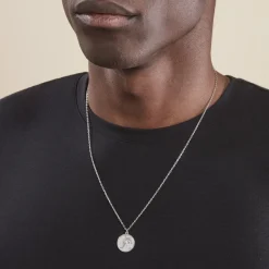 Histoire d'Or Collier Argent Blanc Lew