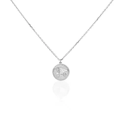 Histoire d'Or Collier Argent Blanc Lew