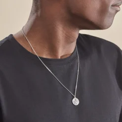 Histoire d'Or Collier Argent Blanc Lew