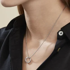 Histoire d'Or Collier Argent Blanc Melia