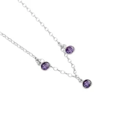 Collier Argent Blanc Muireall Oxydes De Zirconium-Histoire d'Or Online