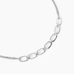 Collier Argent Blanc Nos-Histoire d'Or Hot