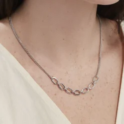 Collier Argent Blanc Nos-Histoire d'Or Hot