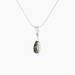 Collier Argent Blanc Odilon Ambre-Histoire d'Or Best