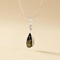 Collier Argent Blanc Odilon Ambre-Histoire d'Or Best