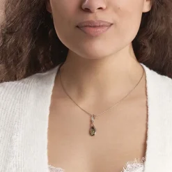 Collier Argent Blanc Odilon Ambre-Histoire d'Or Best