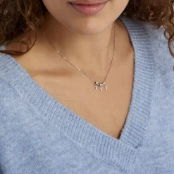 Collier Argent Blanc Olie-Histoire d'Or Best