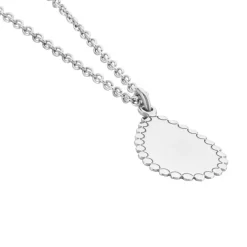 Collier Argent Blanc Paros-Histoire d'Or