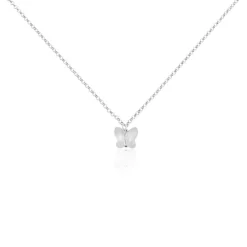 Collier Argent Blanc Patriki Cristal De Swarovski-Histoire d'Or New