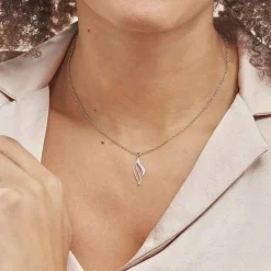 Collier Argent Blanc Prudent-Histoire d'Or