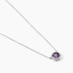 Histoire d'Or Collier Argent Blanc Rio Copacabana Oxyde De Zirconium