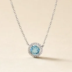 Histoire d'Or Collier Argent Blanc Rio Copacabana Oxyde De Zirconium