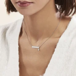 Collier Argent Blanc Sameera Agate-Histoire d'Or Outlet