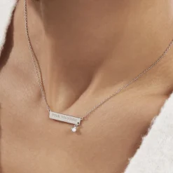 Collier Argent Blanc Sameera Agate-Histoire d'Or Outlet