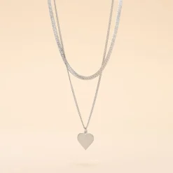 Histoire d'Or Collier Argent Blanc Sapphira