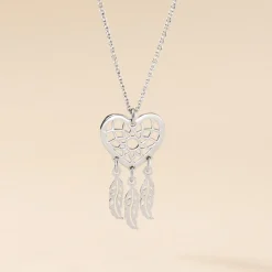 Collier Argent Blanc Sebastina-Histoire d'Or New