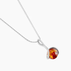 Collier Argent Blanc Simona Ambre-Histoire d'Or Sale