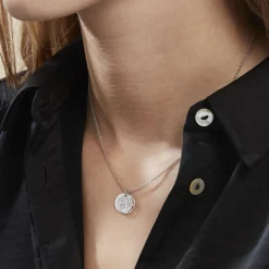 Histoire d'Or Collier Argent Blanc Sofee Nacre